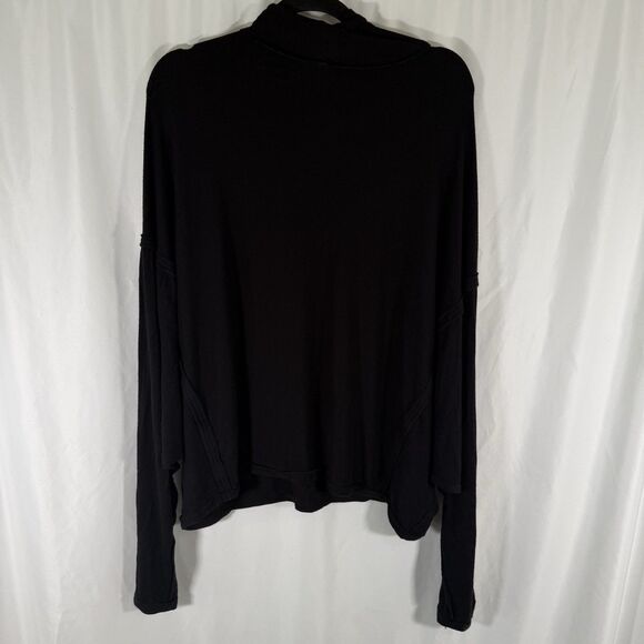 We the Free Sweater Women's Medium Black Turtleneck Long Sleeve Pullover - Picture 7 of 9